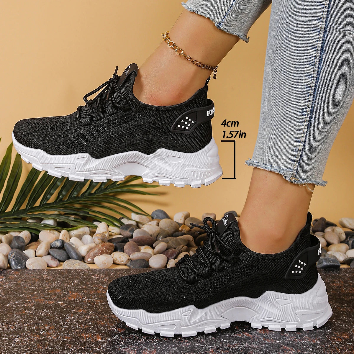 Women's Shoes, Women's Sports Shoes 2025 Women's Shoes Breathable Single-Mesh Dad Shoes Women's Casual and Versatile Sports Shoe