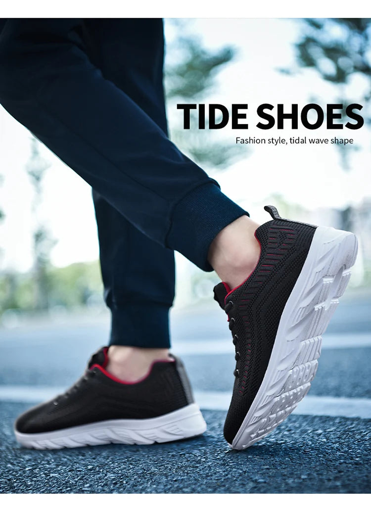 Trendy Men’s Sports Sneakers Stylish Comfortable Running Shoes for Everyday Use Lightweight Durable Casual Athletic Footwear