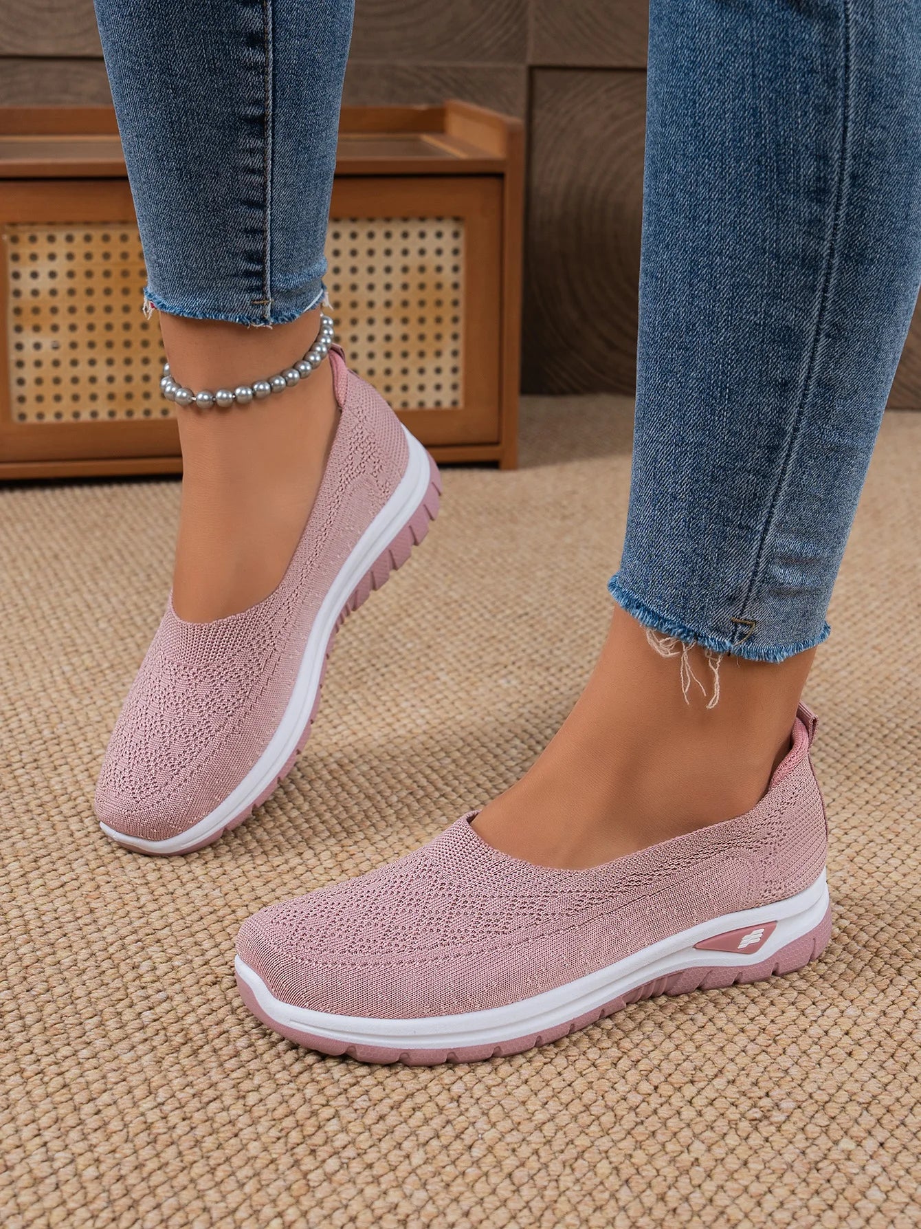 Women's Shoes Women's Sports Shoes Soft-Soled Breathable Lightweight Net Shoes Sports Walking Shoes Affordable Free Shipping