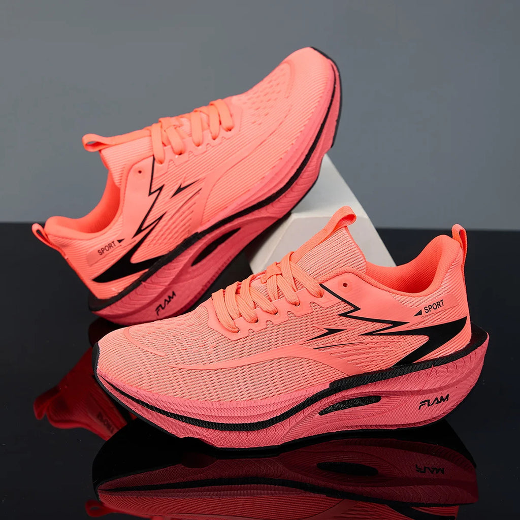 Men Sports Running Shoes Casual Marathon Breathable Lightweight Women's Comfortable Athletic Nonskid Walking Sneakers Outdoors