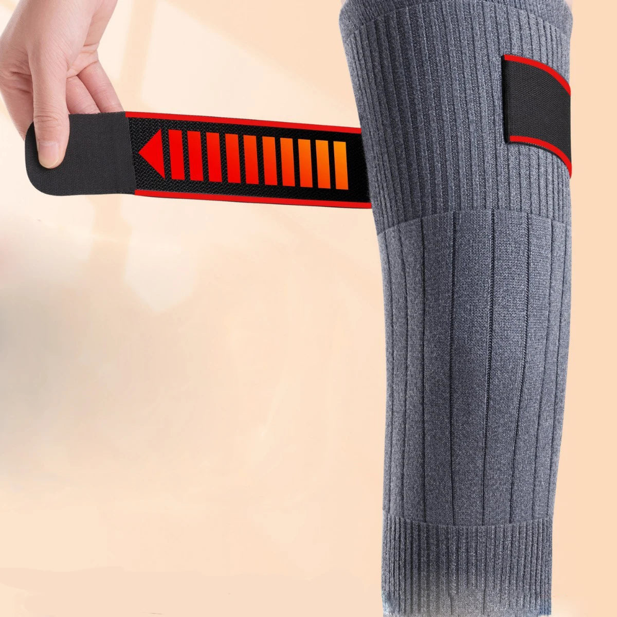 Tie knee warmers